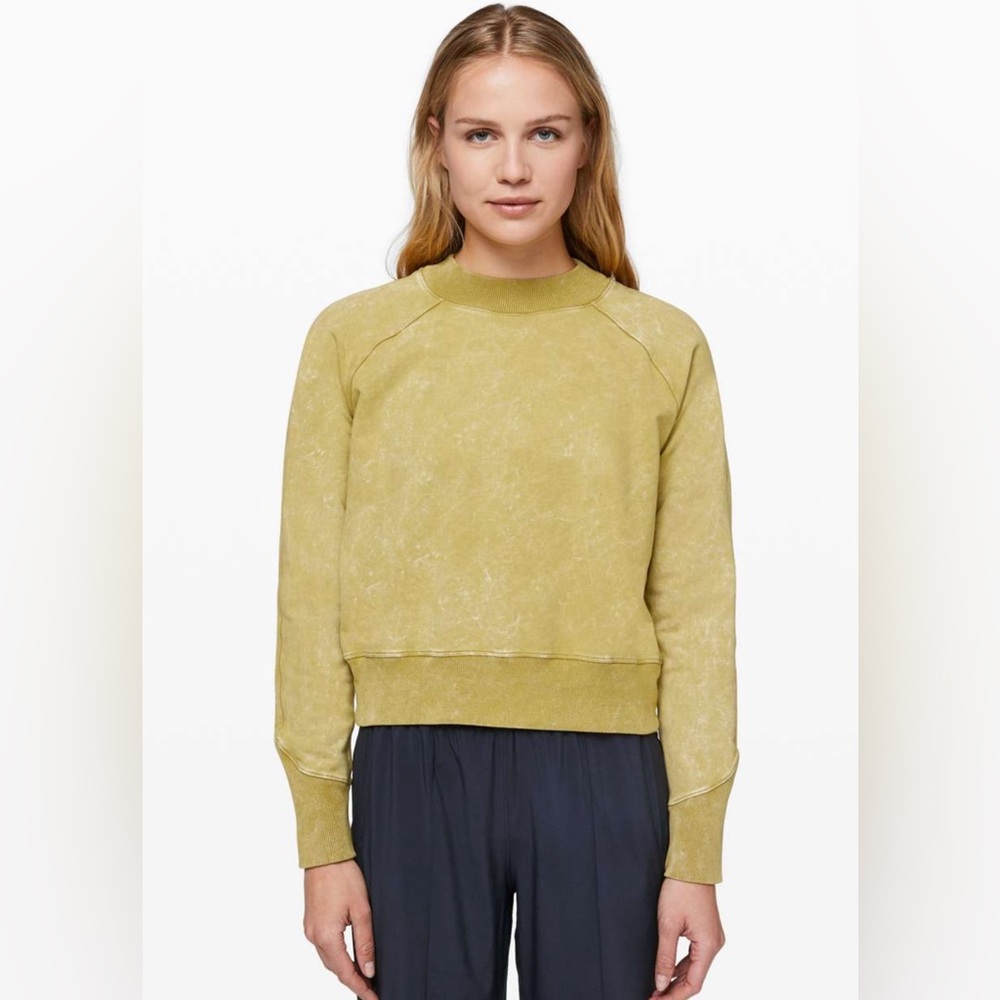 Lululemon Ready To Roll Crew Cropped Sweatshirt *10